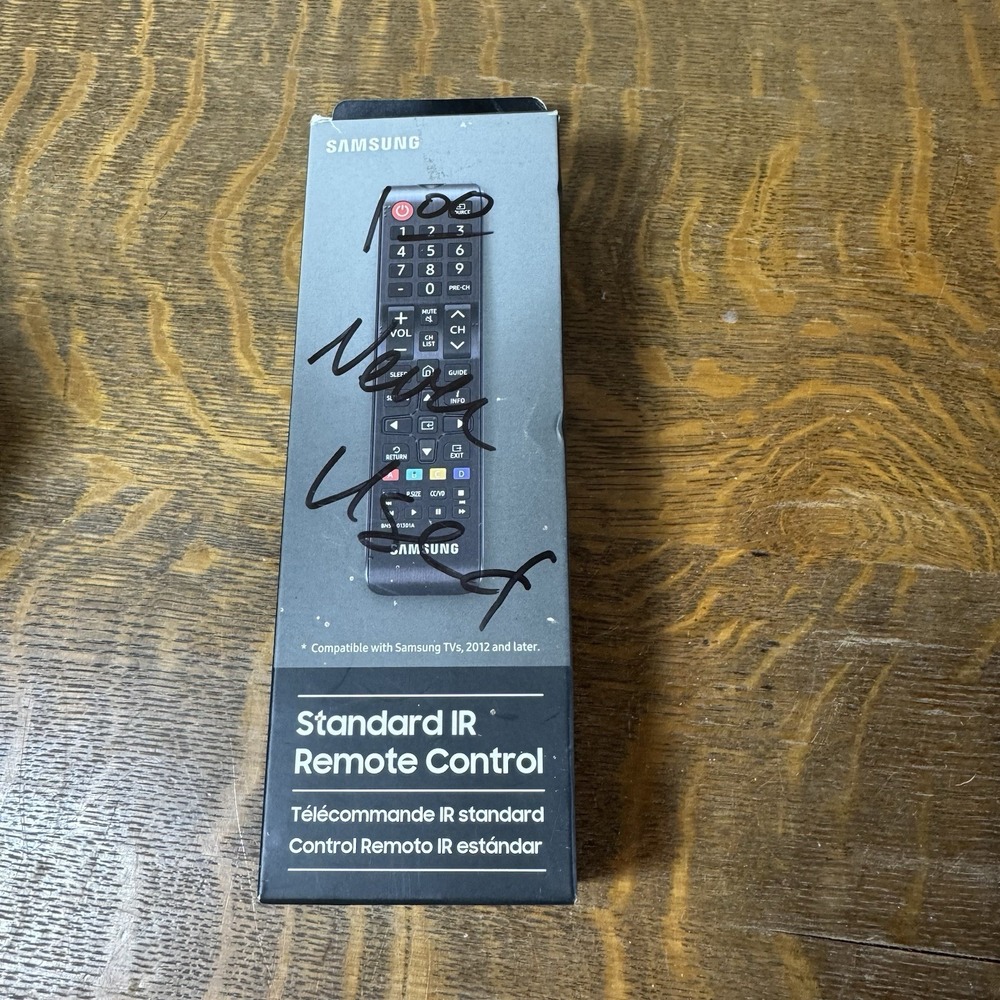 Genuine Samsung STANDARD IR REMOTE CONTROL Smart TV & Projectors VG-TM1240BN/ZA